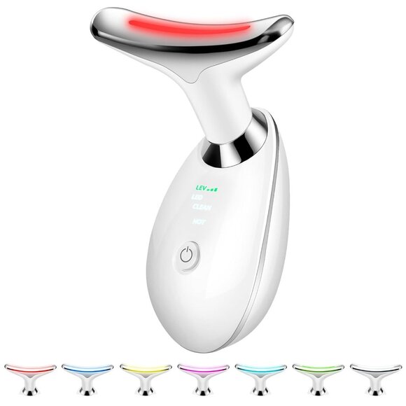 Face and Neck Massager Tool, 7-in-1 Color Red-Light-Therapy Wand for Skin Care - Picture 1 of 6